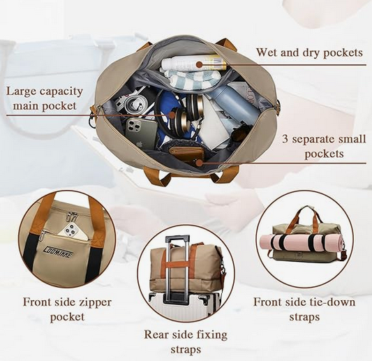 TrueLife™ Trolley Duffle | Bolsa gym y viaje 32L